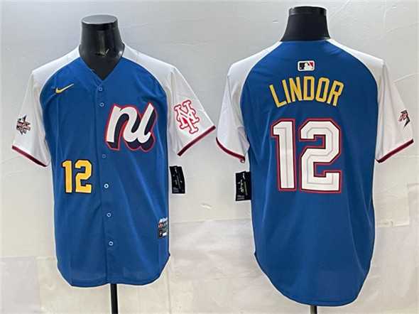 Men's National League #12 Francisco Lindor Blue Alternate 2025 All-Star Edition Limited Stitched Jersey,We sell and wholesale Men's National League #12 Francisco Lindor Blue Alternate 2025 All-Star Edition Limited Stitched Jersey on line form chian!