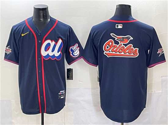 Men's American League Baltimore Orioles Team Big Logo Navy 2025 All-Star Edition Limited Stitched Jersey,We sell and wholesale Men's American League Baltimore Orioles Team Big Logo Navy 2025 All-Star Edition Limited Stitched Jersey on line form chian!