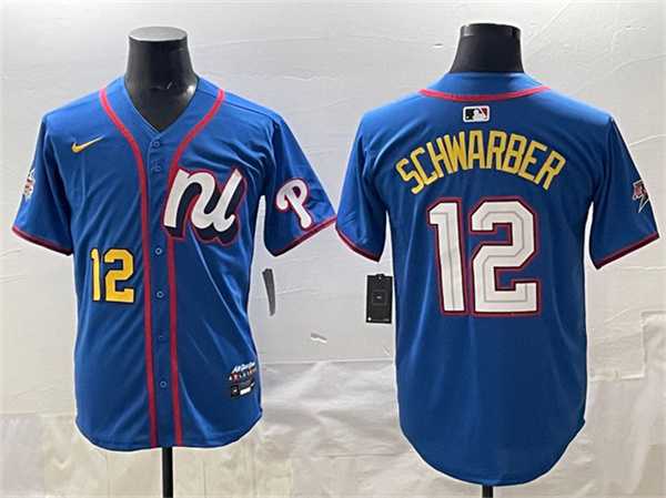 Men's National League #12 Kyle Schwarber Blue 2025 All-Star Edition Limited Stitched Jersey,We sell and wholesale Men's National League #12 Kyle Schwarber Blue 2025 All-Star Edition Limited Stitched Jersey on line form chian!