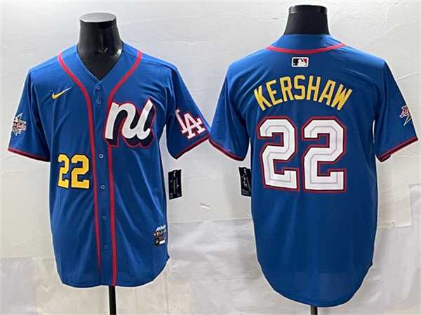 Men's National League #22 Clayton Kershaw Blue 2025 All-Star Edition Limited Stitched Jersey,We sell and wholesale Men's National League #22 Clayton Kershaw Blue 2025 All-Star Edition Limited Stitched Jersey on line form chian!