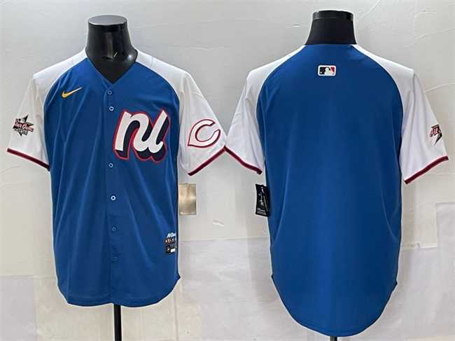 Men's National League Cincinnati Reds Blank Blue Alternate 2025 All-Star Edition Limited Stitched Jersey,We sell and wholesale Men's National League Cincinnati Reds Blank Blue Alternate 2025 All-Star Edition Limited Stitched Jersey on line form chian!