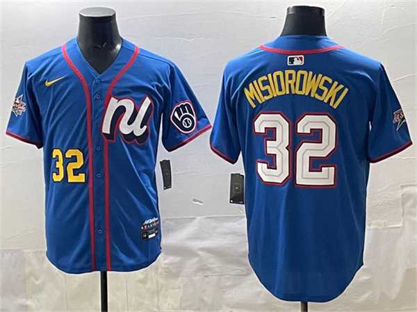 Men's National League #32 Jacob Misiorowski Blue 2025 All-Star Edition Limited Stitched Jersey,We sell and wholesale Men's National League #32 Jacob Misiorowski Blue 2025 All-Star Edition Limited Stitched Jersey on line form chian!