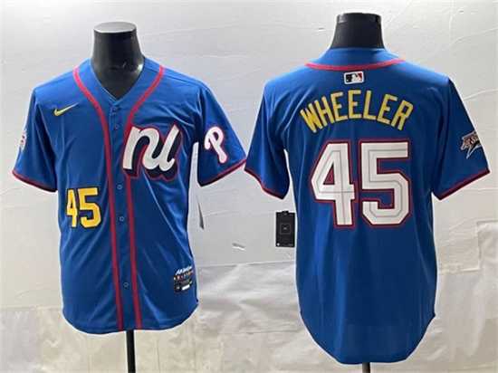 Men's National League #45 Zack Wheeler Blue 2025 All-Star Edition Limited Stitched Jersey,We sell and wholesale Men's National League #45 Zack Wheeler Blue 2025 All-Star Edition Limited Stitched Jersey on line form chian!