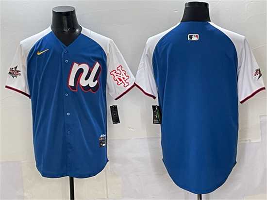 Men's National League New York Mets Blank Blue Alternate 2025 All-Star Edition Limited Stitched Jersey,We sell and wholesale Men's National League New York Mets Blank Blue Alternate 2025 All-Star Edition Limited Stitched Jersey on line form chian!