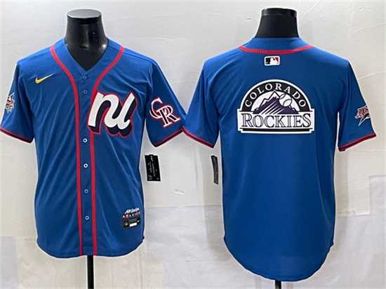 Men's National League Colorado Rockies Team Big Logo Blue 2025 All-Star Edition Limited Stitched Jersey,We sell and wholesale Men's National League Colorado Rockies Team Big Logo Blue 2025 All-Star Edition Limited Stitched Jersey on line form chian!