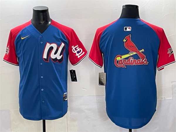 Men's National League St. Louis Cardinals Team Big Logo Blue Red Alternate 2025 All-Star Edition Limited Stitched Jersey,We sell and wholesale Men's National League St. Louis Cardinals Team Big Logo Blue Red Alternate 2025 All-Star Edition Limited Stitched Jersey on line form chian!