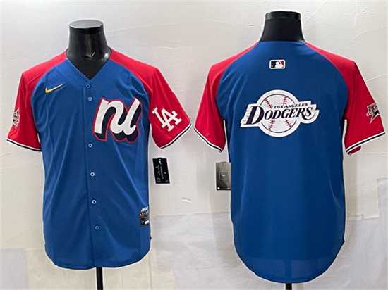 Men's National League Los Angeles Dodgers Team Big Logo Blue Red Alternate 2025 All-Star Edition Limited Stitched Jersey,We sell and wholesale Men's National League Los Angeles Dodgers Team Big Logo Blue Red Alternate 2025 All-Star Edition Limited Stitched Jersey on line form chian!