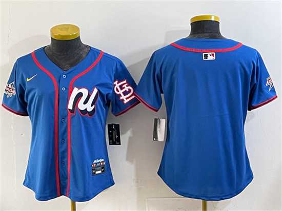 Women's National League St. Louis Cardinals Blank Blue 2025 All-Star Edition Limited Stitched Jersey(Run Small),We sell and wholesale Women's National League St. Louis Cardinals Blank Blue 2025 All-Star Edition Limited Stitched Jersey(Run Small) on line form chian!