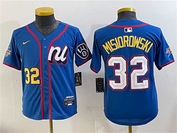 Youth National League #32 Jacob Misiorowski Blue 2025 All-Star Edition Limited Stitched Jersey,We sell and wholesale Youth National League #32 Jacob Misiorowski Blue 2025 All-Star Edition Limited Stitched Jersey on line form chian!