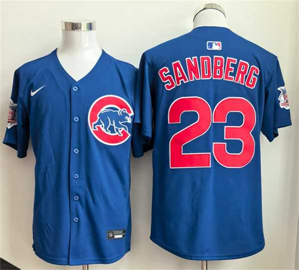 Men's Chicago Cubs #23 Ryne Sandberg Royal Limited Stitched Jersey,We sell and wholesale Men's Chicago Cubs #23 Ryne Sandberg Royal Limited Stitched Jersey on line form chian!