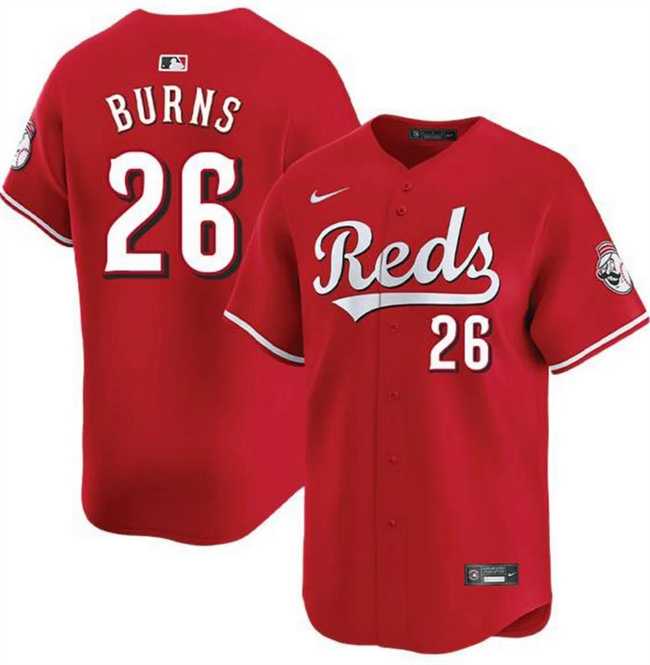 Men's Cincinnati Reds #26 Chase Burns Red Limited Stitched Jersey Dzhi,We sell and wholesale Men's Cincinnati Reds #26 Chase Burns Red Limited Stitched Jersey Dzhi on line form chian!