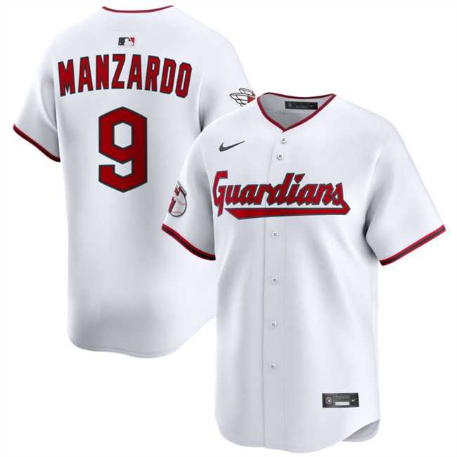 Men's Cleveland Guardians #9 Kyle Manzardo White Home Limited Stitched Jersey Dzhi,We sell and wholesale Men's Cleveland Guardians #9 Kyle Manzardo White Home Limited Stitched Jersey Dzhi on line form chian!