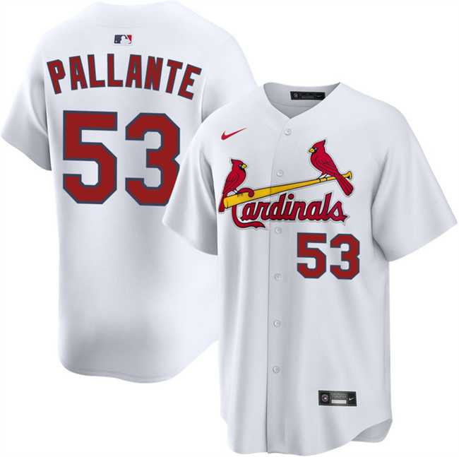 Men's St. Louis Cardinals #53 Andre Pallante White Home Limited Stitched Jersey Dzhi,We sell and wholesale Men's St. Louis Cardinals #53 Andre Pallante White Home Limited Stitched Jersey Dzhi on line form chian!