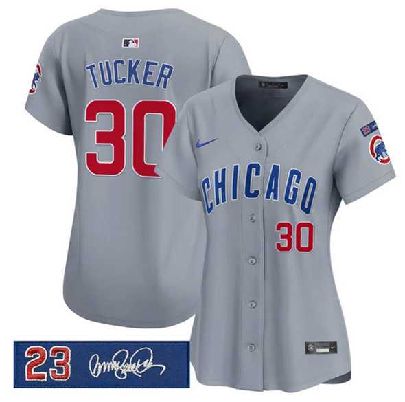Women's Chicago Cubs #30 Kyle Tucker Gray 'Ryne Sandberg Tribute' Vapor Limited V3 Stitched Jersey Dzhi,We sell and wholesale Women's Chicago Cubs #30 Kyle Tucker Gray 'Ryne Sandberg Tribute' Vapor Limited V3 Stitched Jersey Dzhi on line form chian!