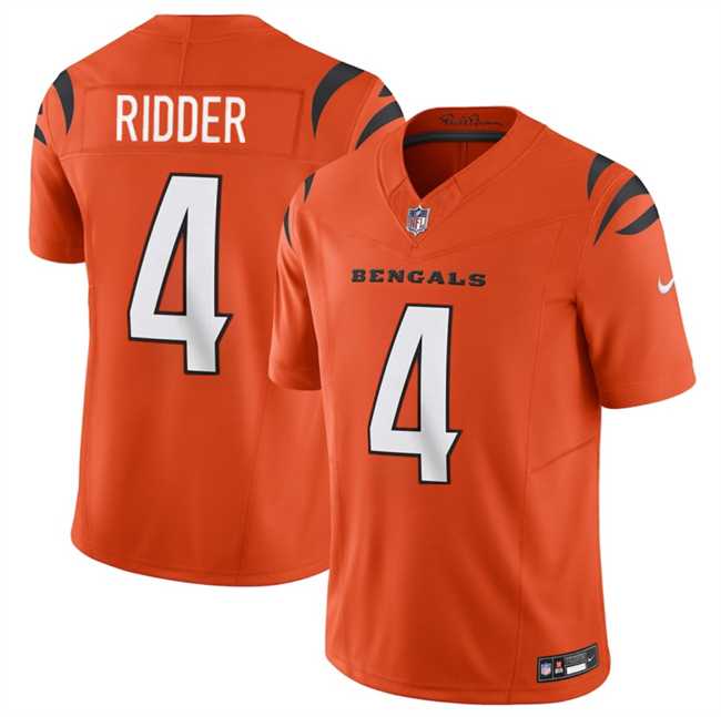 Men & Women & Youth Cincinnati Bengals #4 Desmond Ridder Orange 2025 F.U.S.E. Vapor Untouchable Limited Stitched Jersey,We sell and wholesale Men & Women & Youth Cincinnati Bengals #4 Desmond Ridder Orange 2025 F.U.S.E. Vapor Untouchable Limited Stitched Jersey on line form chian!