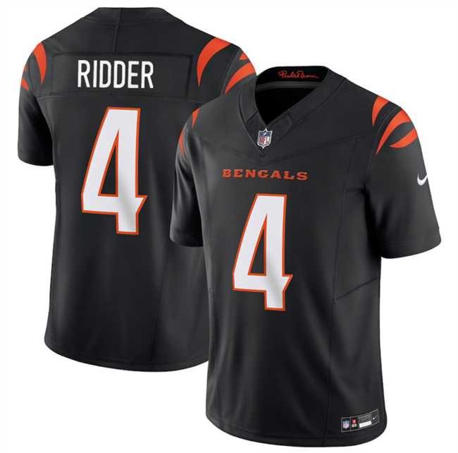 Men & Women & Youth Cincinnati Bengals #4 Desmond Ridder Black 2025 F.U.S.E. Vapor Untouchable Limited Stitched Jersey,We sell and wholesale Men & Women & Youth Cincinnati Bengals #4 Desmond Ridder Black 2025 F.U.S.E. Vapor Untouchable Limited Stitched Jersey on line form chian!