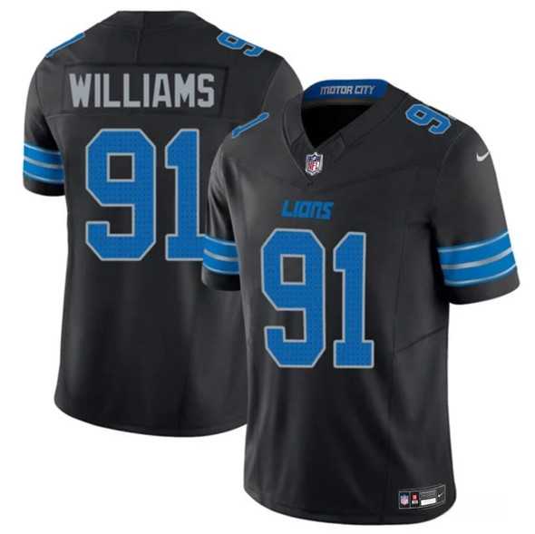 Men & Women & Youth Detroit Lions #91 Tyleik Williams Black 2025 Draft F.U.S.E. Vapor Limited Stitched Jersey,We sell and wholesale Men & Women & Youth Detroit Lions #91 Tyleik Williams Black 2025 Draft F.U.S.E. Vapor Limited Stitched Jersey on line form chian!