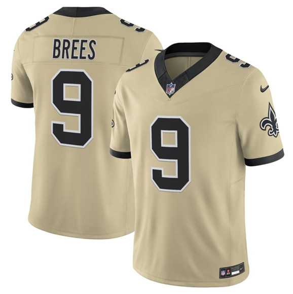 Men's New Orleans Saints #9 Drew Brees Gold 2025 F.U.S.E. Alternate Vapor Limited Stitched Jersey,We sell and wholesale Men's New Orleans Saints #9 Drew Brees Gold 2025 F.U.S.E. Alternate Vapor Limited Stitched Jersey on line form chian!
