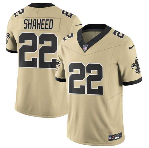 Men's New Orleans Saints #22 Rashid Shaheed Gold 2025 F.U.S.E. Alternate Vapor Limited Stitched Jersey,We sell and wholesale Men's New Orleans Saints #22 Rashid Shaheed Gold 2025 F.U.S.E. Alternate Vapor Limited Stitched Jersey on line form chian!