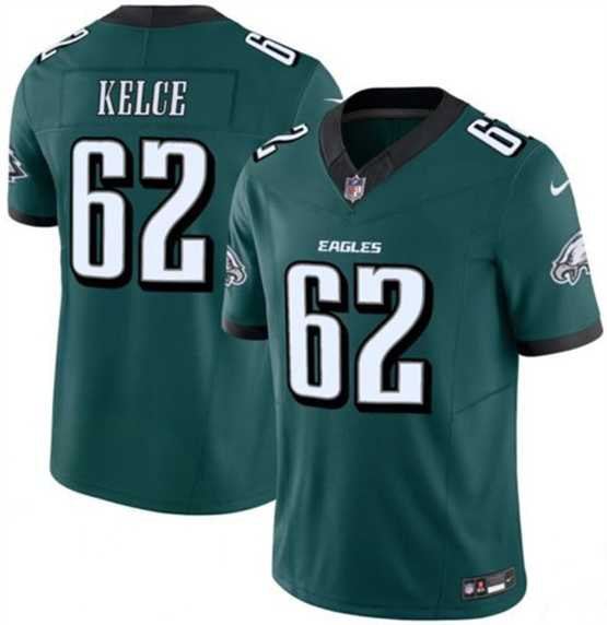 Men & Women & Youth Philadelphia Eagles #62 Jason Kelce Green 2024 F.U.S.E. Vapor Untouchable Limited Stitched Jersey,We sell and wholesale Men & Women & Youth Philadelphia Eagles #62 Jason Kelce Green 2024 F.U.S.E. Vapor Untouchable Limited Stitched Jersey on line form chian!