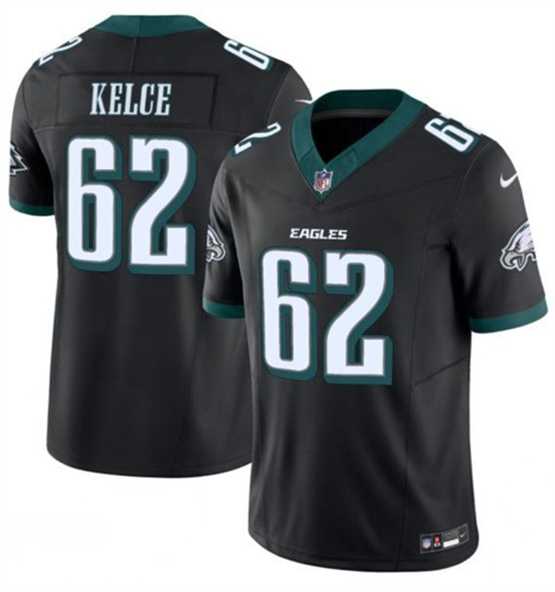 Men & Women & Youth Philadelphia Eagles #62 Jason Kelce Black 2024 F.U.S.E. Vapor Untouchable Limited Stitched Jersey,We sell and wholesale Men & Women & Youth Philadelphia Eagles #62 Jason Kelce Black 2024 F.U.S.E. Vapor Untouchable Limited Stitched Jersey on line form chian!
