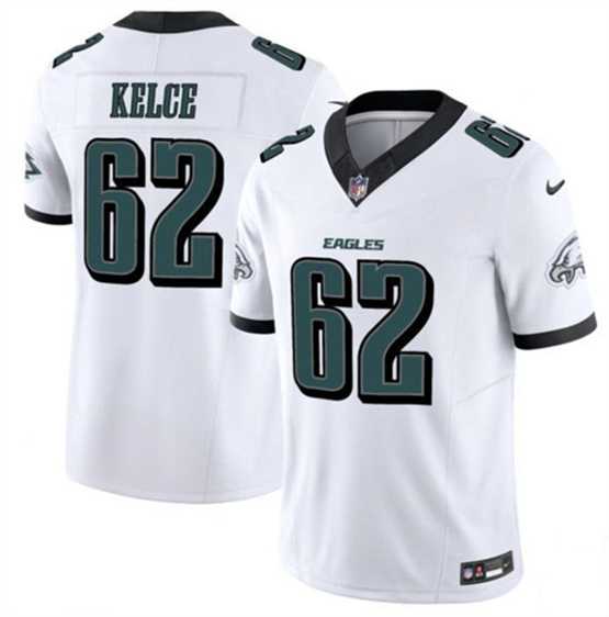 Men & Women & Youth Philadelphia Eagles #62 Jason Kelce White 2024 F.U.S.E. Vapor Untouchable Limited Stitched Jersey,We sell and wholesale Men & Women & Youth Philadelphia Eagles #62 Jason Kelce White 2024 F.U.S.E. Vapor Untouchable Limited Stitched Jersey on line form chian!