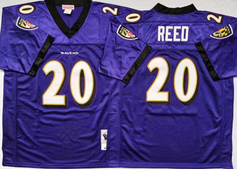 Men's Baltimore Ravens #20 Ed Reed Purple Throwback Stitched Football Jersey,We sell and wholesale Men's Baltimore Ravens #20 Ed Reed Purple Throwback Stitched Football Jersey on line form chian!