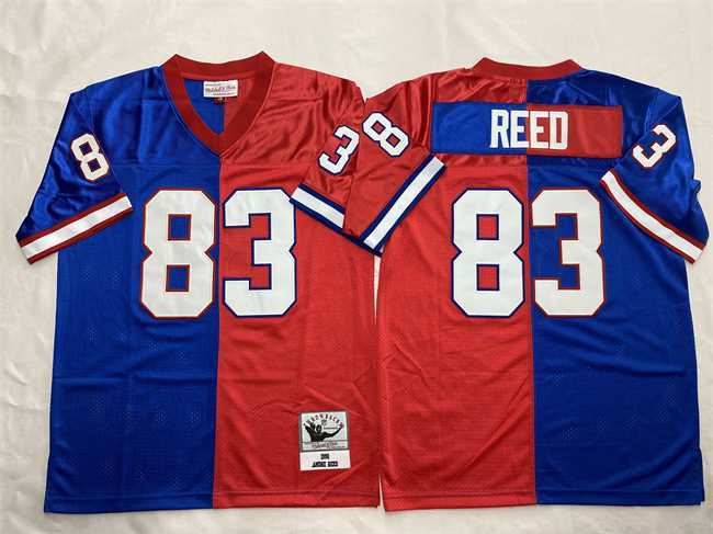 Men's Buffalo Bills #83 Andre Reed Blue Red Splite Throwback Stitched Football Jersey Dzhi,We sell and wholesale Men's Buffalo Bills #83 Andre Reed Blue Red Splite Throwback Stitched Football Jersey Dzhi on line form chian!