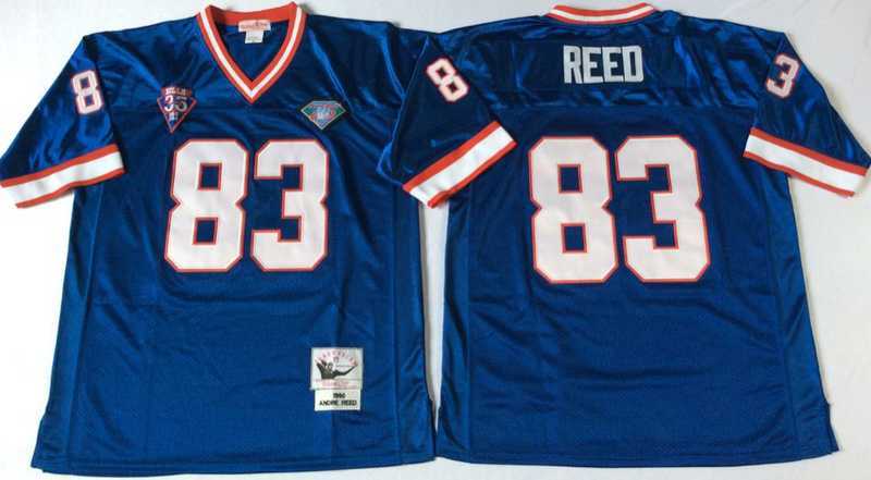 Men's Buffalo Bills #83 Andre Reed Blue Throwback Stitched Football Jersey,We sell and wholesale Men's Buffalo Bills #83 Andre Reed Blue Throwback Stitched Football Jersey on line form chian!