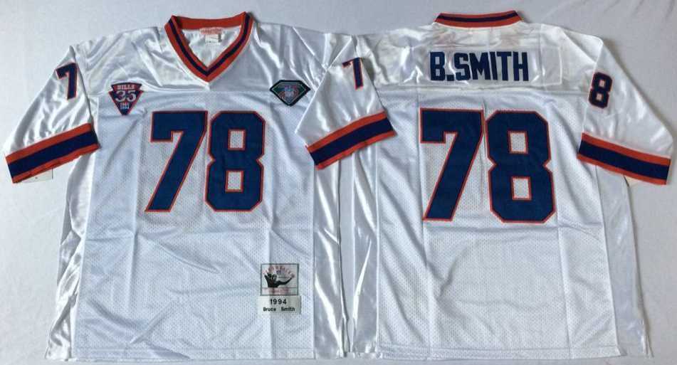 Men's Buffalo Bills #78 Bruce Smith White Throwback Stitched Football Jersey,We sell and wholesale Men's Buffalo Bills #78 Bruce Smith White Throwback Stitched Football Jersey on line form chian!
