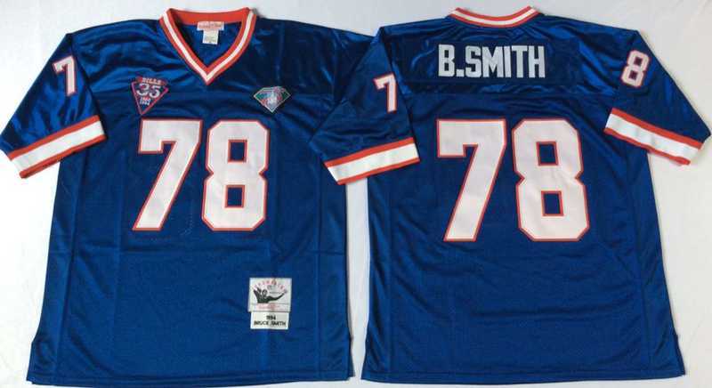 Men's Buffalo Bills #78 Bruce Smith Blue Throwback Stitched Football Jersey,We sell and wholesale Men's Buffalo Bills #78 Bruce Smith Blue Throwback Stitched Football Jersey on line form chian!
