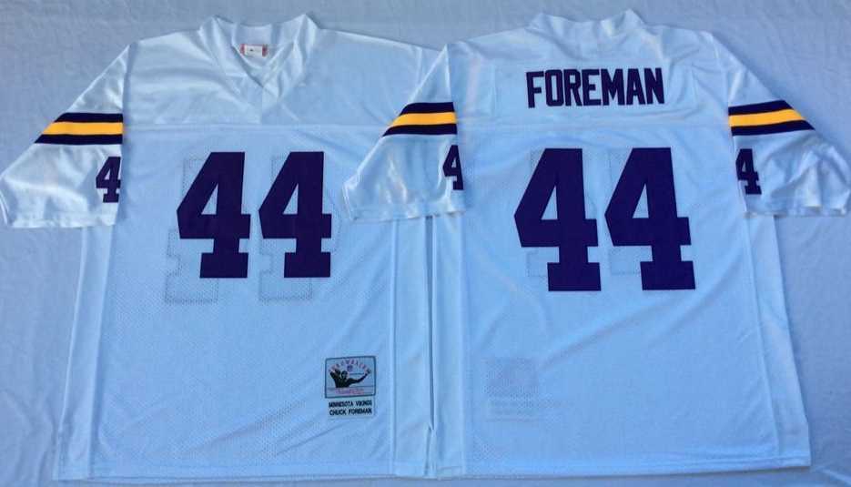 Men's Minnesota Vikings #44 Chuck Foreman White Throwback Stitched Football Jersey,We sell and wholesale Men's Minnesota Vikings #44 Chuck Foreman White Throwback Stitched Football Jersey on line form chian!