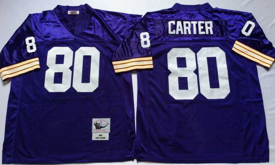 Men's Minnesota Vikings #80 Cris Carter Purple Throwback Stitched Football Jersey,We sell and wholesale Men's Minnesota Vikings #80 Cris Carter Purple Throwback Stitched Football Jersey on line form chian!