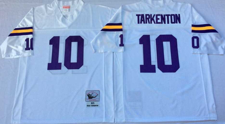 Men's Minnesota Vikings #10 Fran Tarkenton White Throwback Stitched Football Jersey,We sell and wholesale Men's Minnesota Vikings #10 Fran Tarkenton White Throwback Stitched Football Jersey on line form chian!