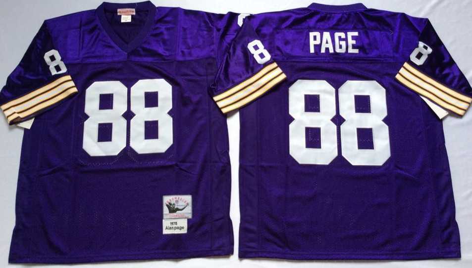 Men's Minnesota Vikings #88 Alan Page Purple Throwback Stitched Football Jersey,We sell and wholesale Men's Minnesota Vikings #88 Alan Page Purple Throwback Stitched Football Jersey on line form chian!