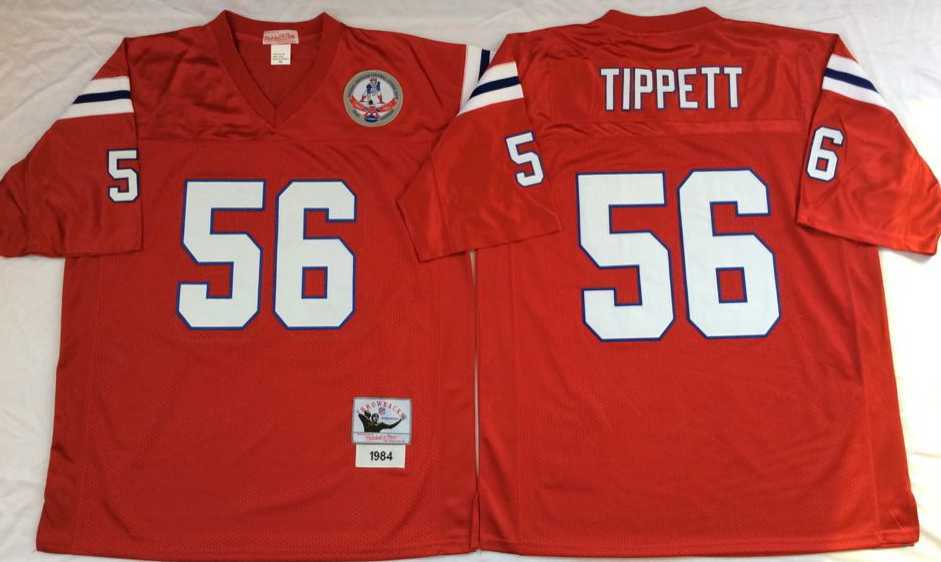 Men's New England Patriots #56 Andre Tippett Red Throwback Stitched Football Jersey,We sell and wholesale Men's New England Patriots #56 Andre Tippett Red Throwback Stitched Football Jersey on line form chian!