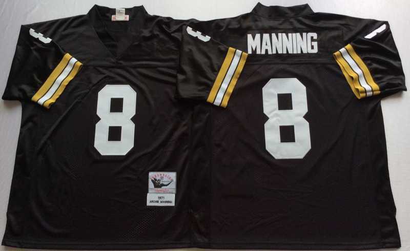 Men's New Orleans Saints #8 Archie Manning Black Throwback Stitched Football Jersey,We sell and wholesale Men's New Orleans Saints #8 Archie Manning Black Throwback Stitched Football Jersey on line form chian!