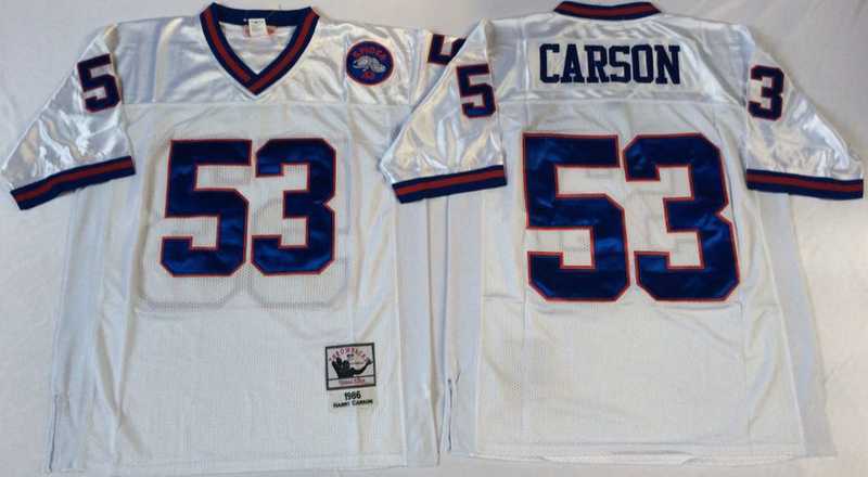 Men's New York Giants #53 Harry Carson White Throwback Stitched Football Jersey,We sell and wholesale Men's New York Giants #53 Harry Carson White Throwback Stitched Football Jersey on line form chian!