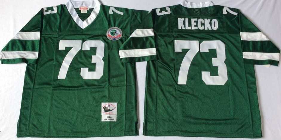 Men's New York Jets #73 Joe Klecko Green Throwback Stitched Football Jersey,We sell and wholesale Men's New York Jets #73 Joe Klecko Green Throwback Stitched Football Jersey on line form chian!