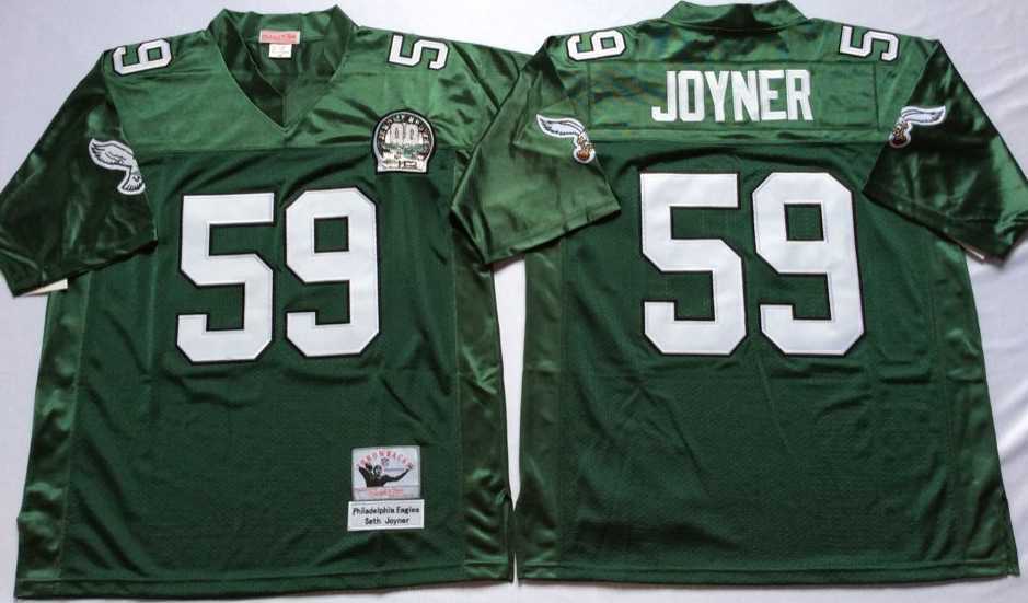 Men's Philadelphia Eagles #59 Seth Joyner Green Throwback Stitched Football Jersey,We sell and wholesale Men's Philadelphia Eagles #59 Seth Joyner Green Throwback Stitched Football Jersey on line form chian!