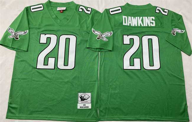 Men's Philadelphia Eagles #20 Brian Dawkins Kelly Green Throwback Stitched Football Jersey,We sell and wholesale Men's Philadelphia Eagles #20 Brian Dawkins Kelly Green Throwback Stitched Football Jersey on line form chian!
