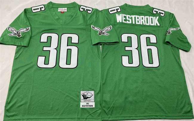 Men's Philadelphia Eagles #36 Brian Westbrook Kelly Green Throwback Stitched Football Jersey,We sell and wholesale Men's Philadelphia Eagles #36 Brian Westbrook Kelly Green Throwback Stitched Football Jersey on line form chian!