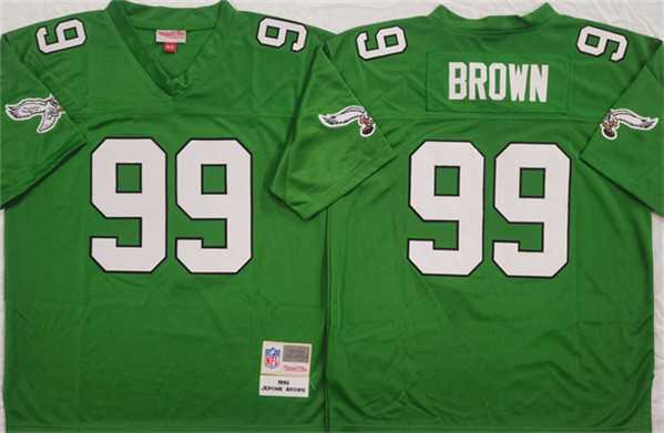 Men's Philadelphia Eagles #99 Jerome Brown Kelly Green Throwback Stitched Football Jersey,We sell and wholesale Men's Philadelphia Eagles #99 Jerome Brown Kelly Green Throwback Stitched Football Jersey on line form chian!