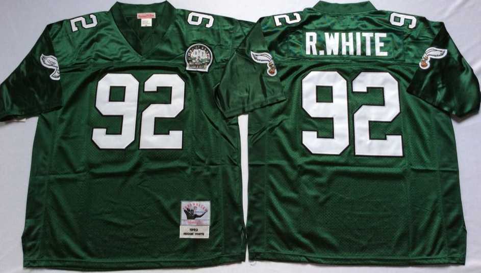 Men's Philadelphia Eagles #92 Reggie White Green Throwback Stitched Football Jersey,We sell and wholesale Men's Philadelphia Eagles #92 Reggie White Green Throwback Stitched Football Jersey on line form chian!