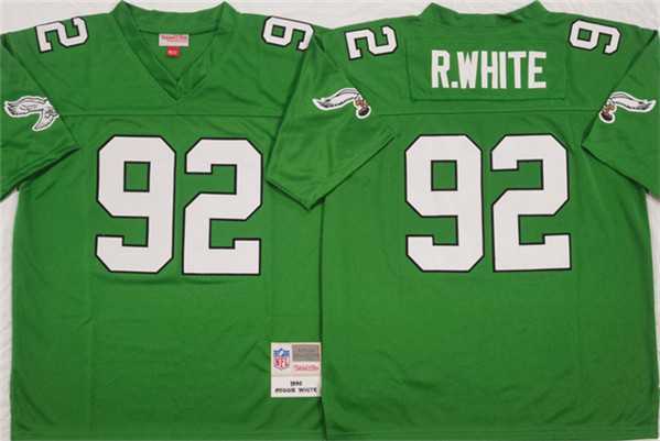 Men's Philadelphia Eagles #92 Reggie White Kelly Green Throwback Stitched Football Jersey,We sell and wholesale Men's Philadelphia Eagles #92 Reggie White Kelly Green Throwback Stitched Football Jersey on line form chian!