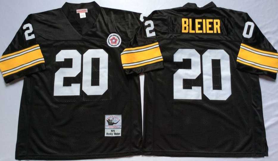 Men's Pittsburgh Steelers #20 Rocky Bleier Black Throwback Stitched Football Jersey,We sell and wholesale Men's Pittsburgh Steelers #20 Rocky Bleier Black Throwback Stitched Football Jersey on line form chian!