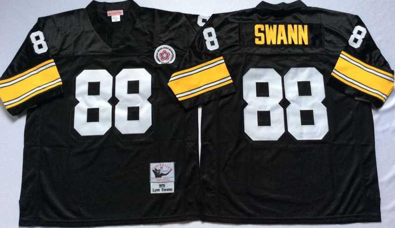 Men's Pittsburgh Steelers #88 Lynn Swann Black Throwback Stitched Football Jersey,We sell and wholesale Men's Pittsburgh Steelers #88 Lynn Swann Black Throwback Stitched Football Jersey on line form chian!