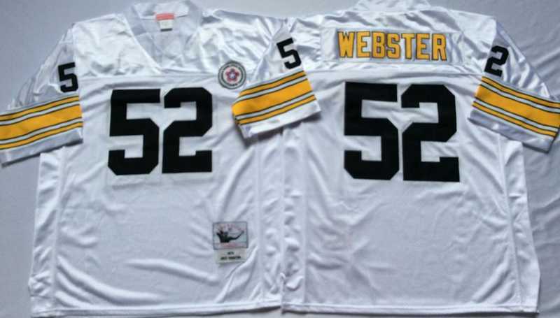 Men's Pittsburgh Steelers #52 Mike Webster White Throwback Stitched Football Jersey,We sell and wholesale Men's Pittsburgh Steelers #52 Mike Webster White Throwback Stitched Football Jersey on line form chian!