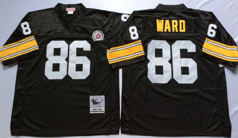 Men's Pittsburgh Steelers #86 Hines Ward Black Throwback Stitched Football Jersey,We sell and wholesale Men's Pittsburgh Steelers #86 Hines Ward Black Throwback Stitched Football Jersey on line form chian!