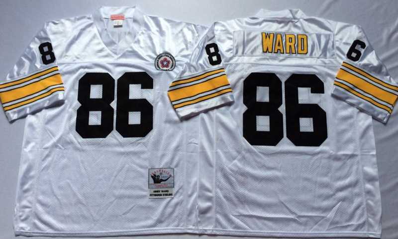 Men's Pittsburgh Steelers #86 Hines Ward White Throwback Stitched Football Jersey,We sell and wholesale Men's Pittsburgh Steelers #86 Hines Ward White Throwback Stitched Football Jersey on line form chian!
